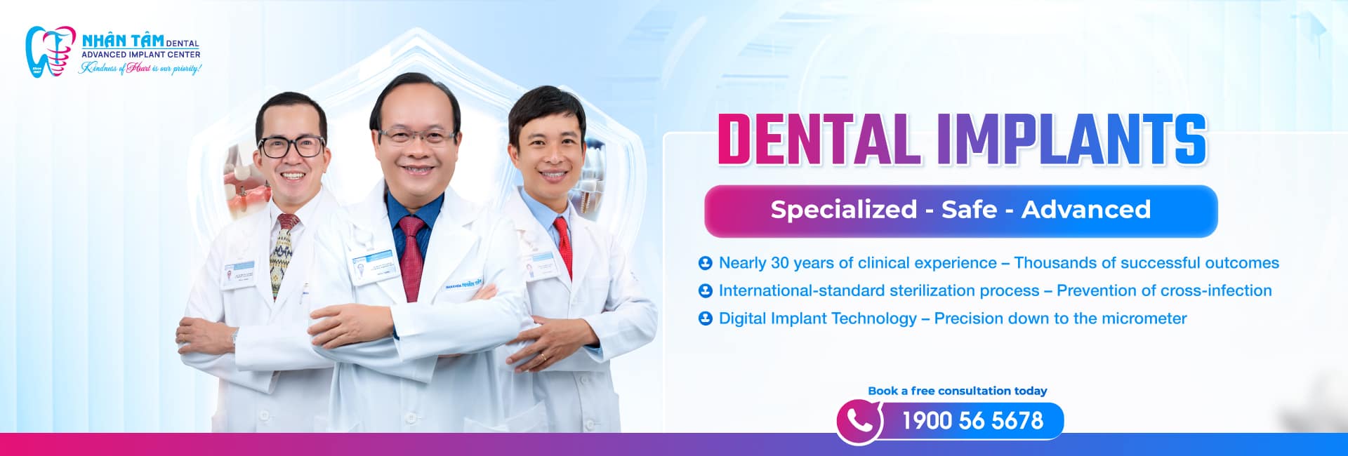 Trồng răng implant: chuyên sâu - an toàn - hiện đại Trồng răng implant: chuyên sâu - an toàn - hiện đại